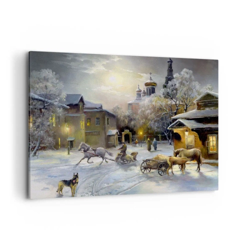 Canvas picture - Magic of Russian Winter - 100x70 cm