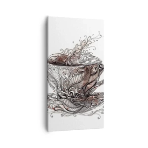 Canvas picture - Tea Time - 55x100 cm