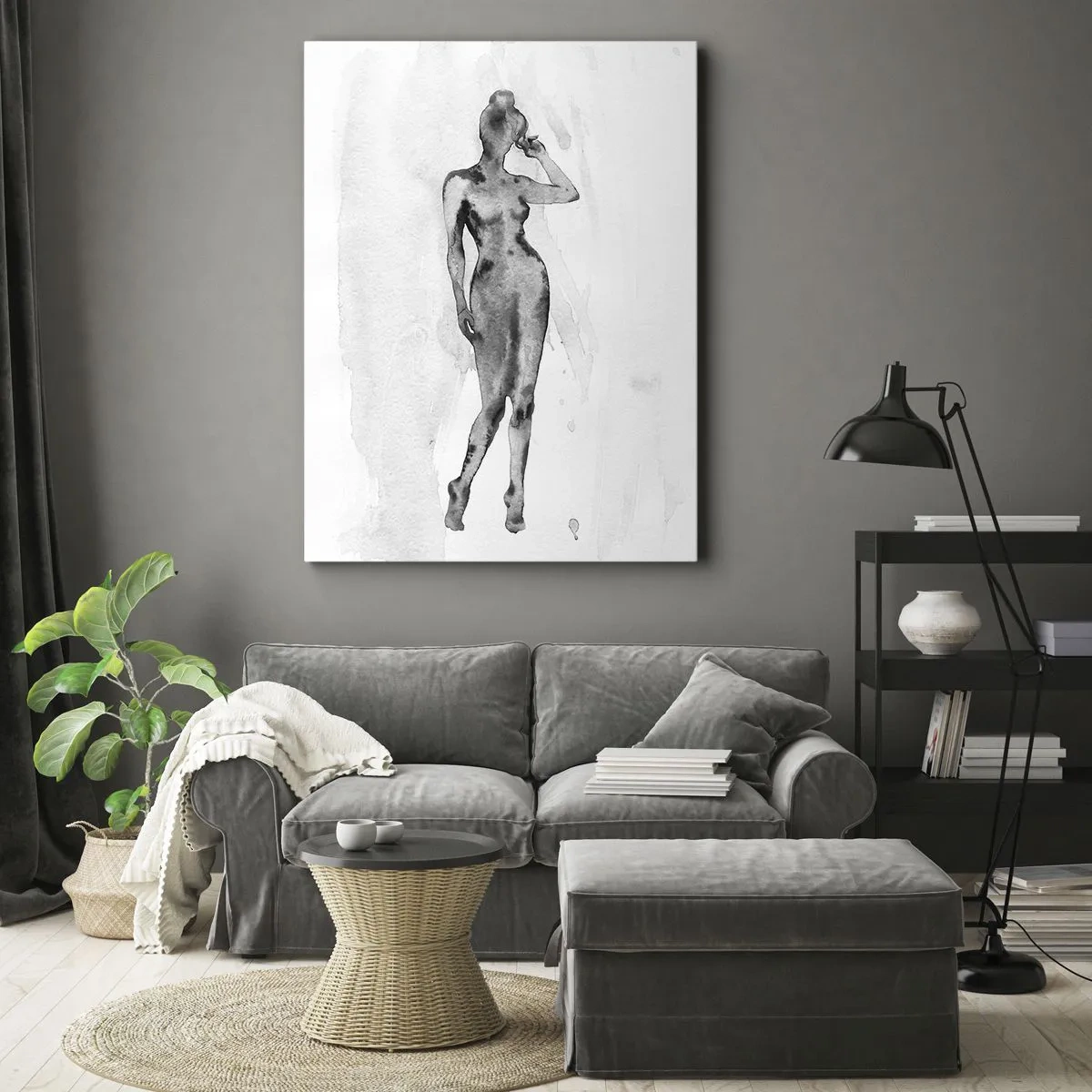Canvas picture - Study of Ideal of Feminity - 55x100 cm