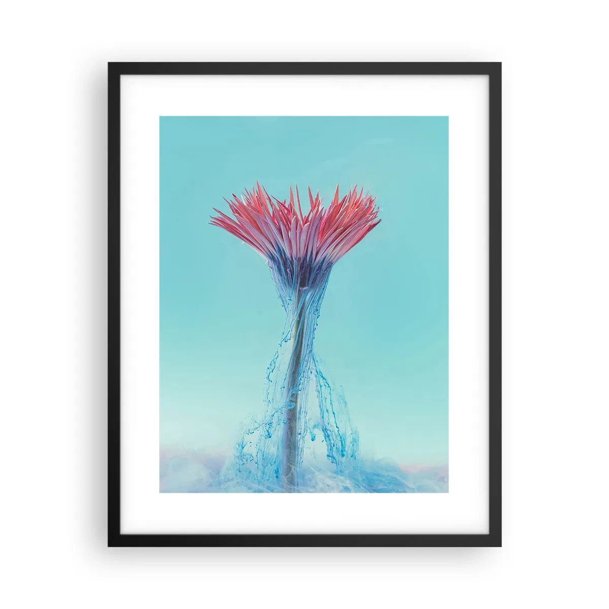 Poster in black frame - In a Lively Embrace - 40x50 cm