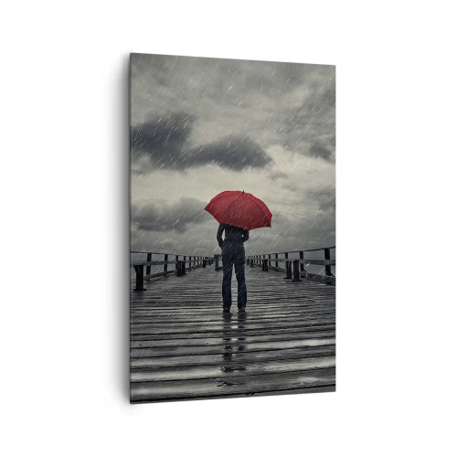 Canvas picture - Don't Mind the Rain - 80x120 cm