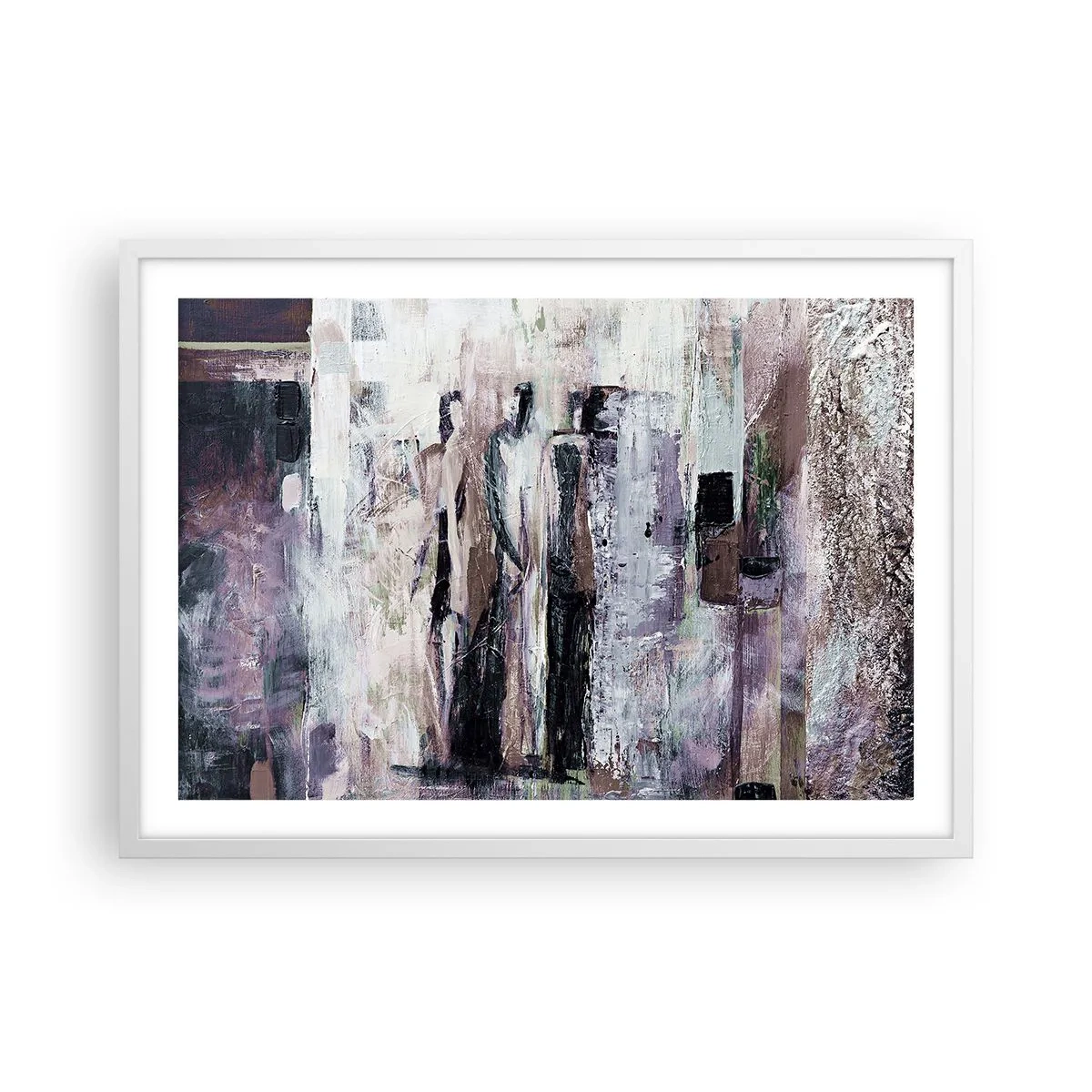 Poster in white frmae - Mysterious Trio - 70x50 cm