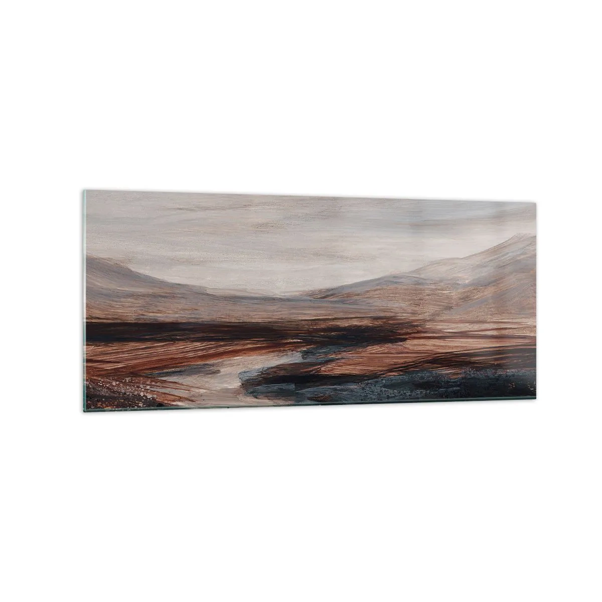 Glass picture - Quiet Valley - 120x50 cm