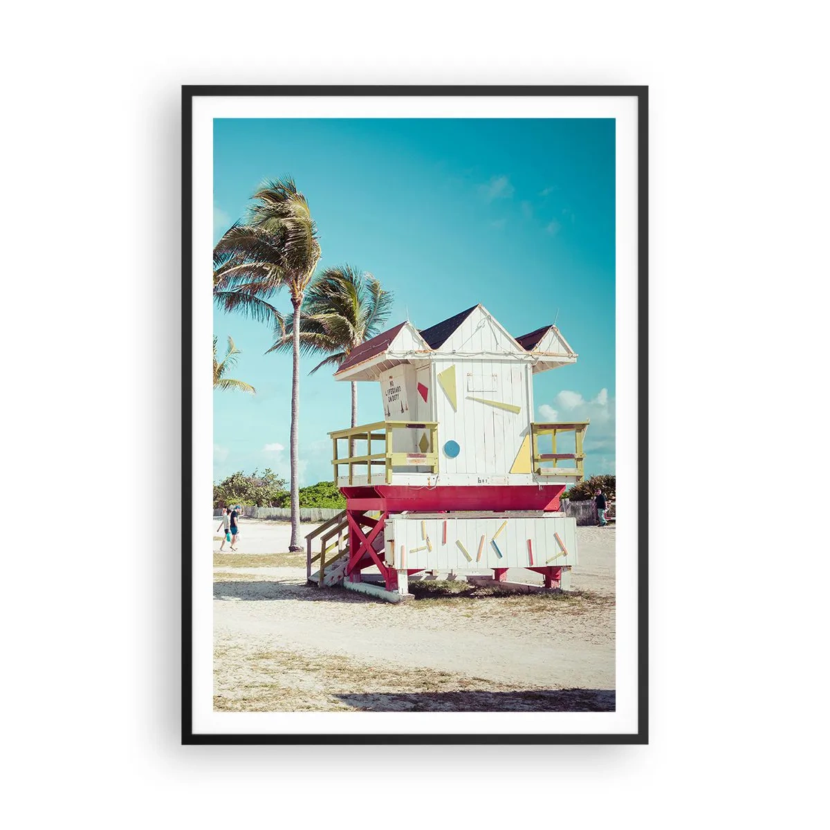 Poster in black frame - Beautiful Day before You - 70x100 cm