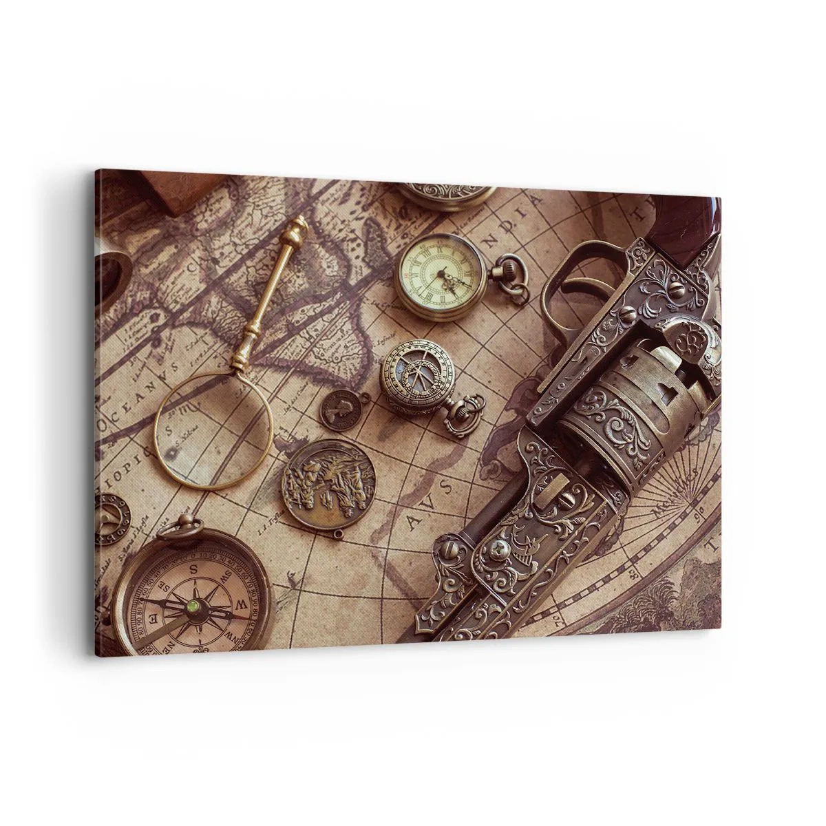 Canvas picture - Adventure Calls - 100x70 cm