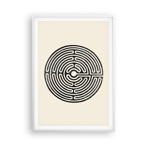 Poster in white frmae - Mysterious Order - 70x100 cm