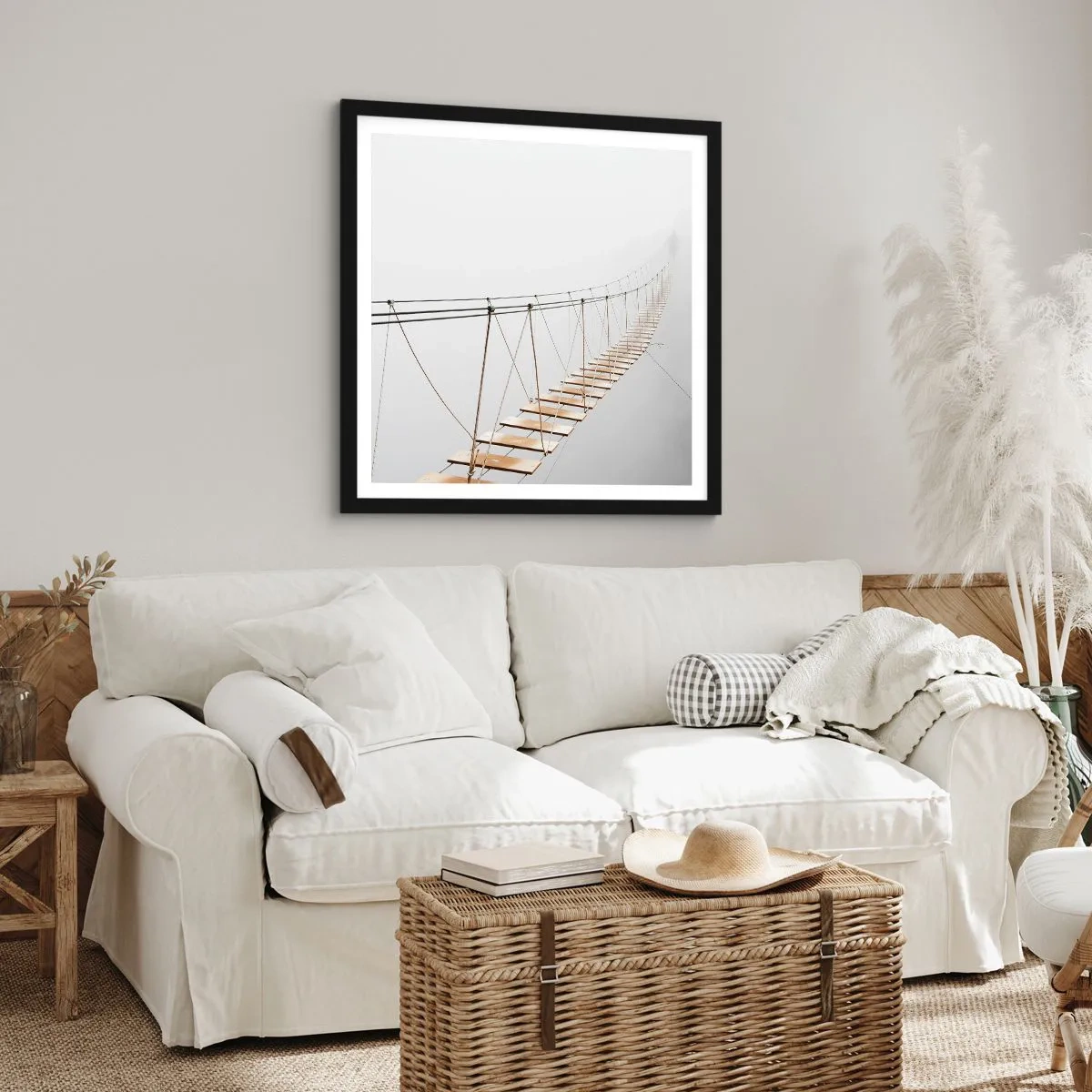 Poster in black frame - Where Did He Take You? - 60x60 cm