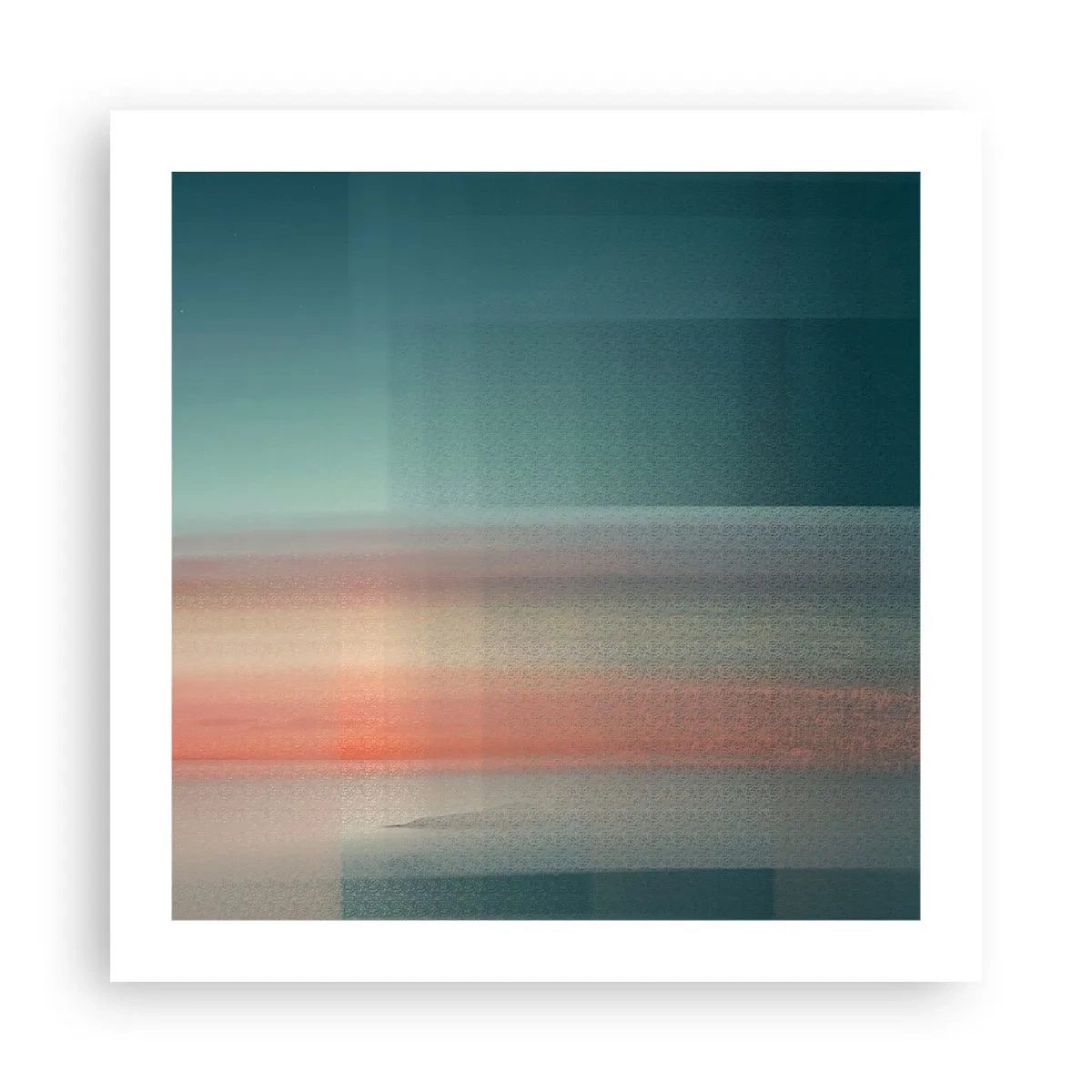 Poster - Abstract: Light Waves - 50x50 cm