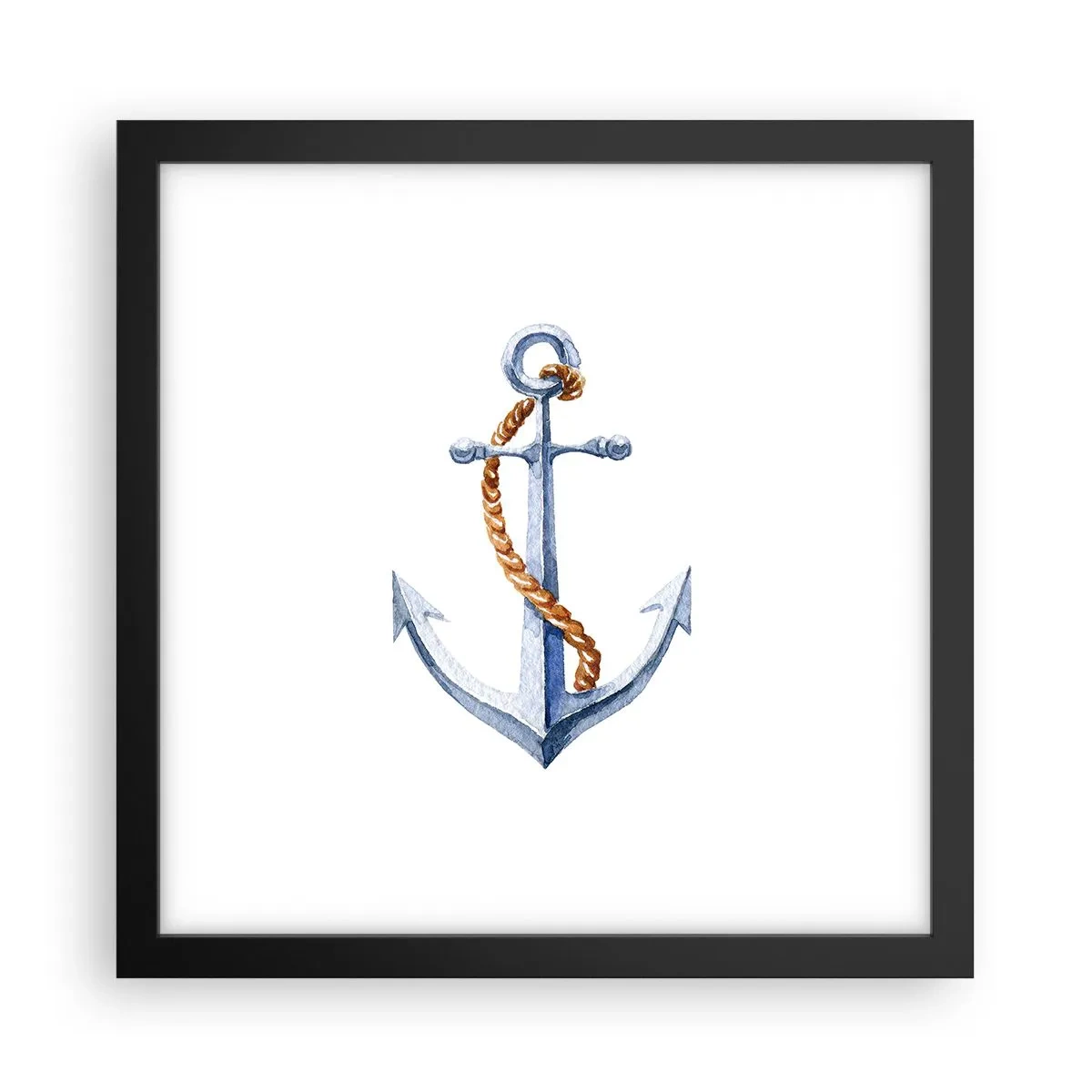Poster in black frame - Ahoy Adventure! - 30x30 cm