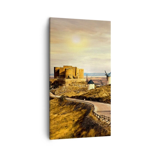 Canvas picture - Don Quixote Is Coming - 45x80 cm