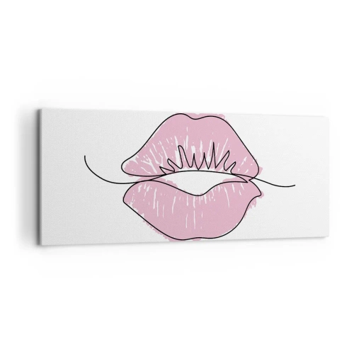 Canvas picture - Ready for a Kiss? - 120x50 cm