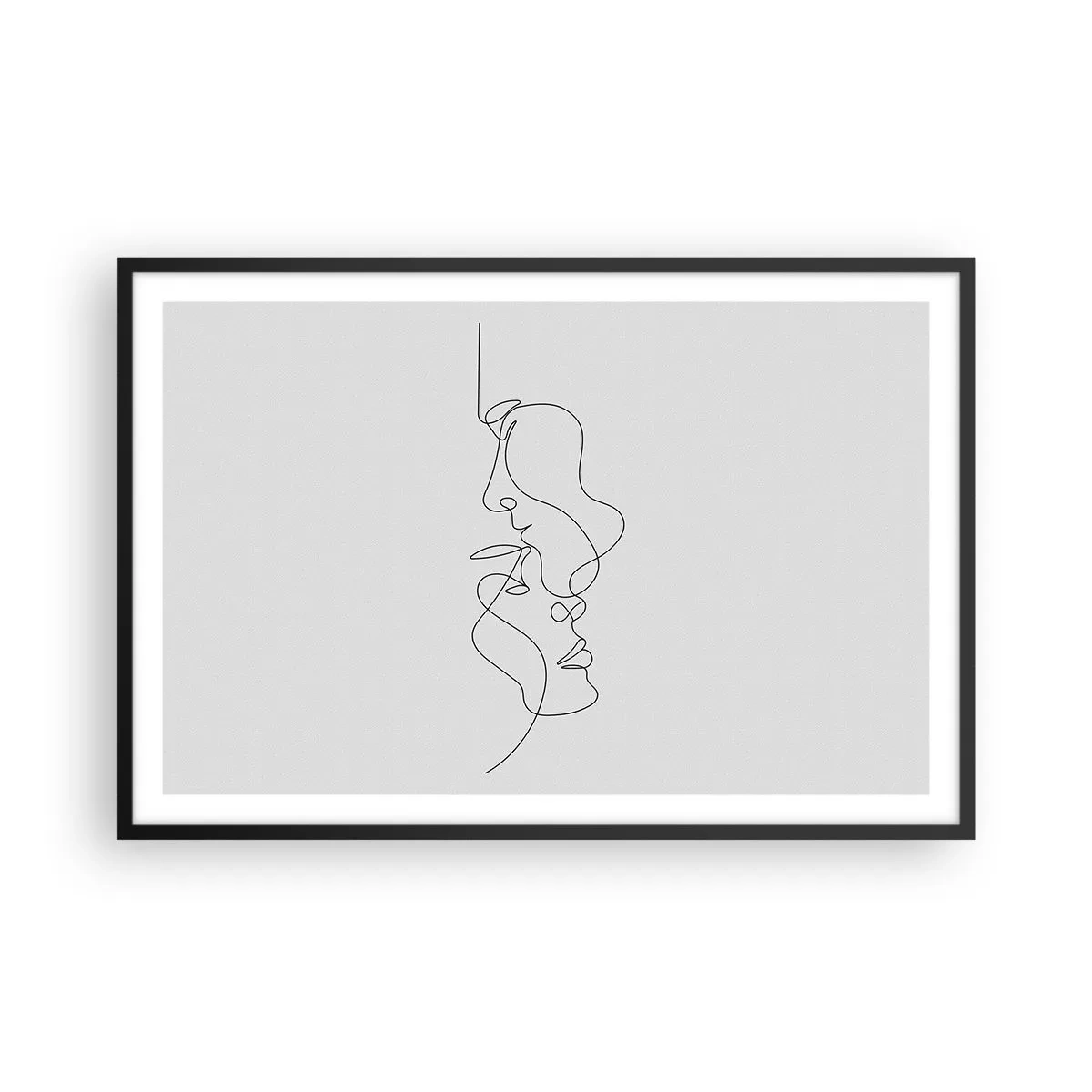 Poster in black frame - Ardour of Desires - 91x61 cm