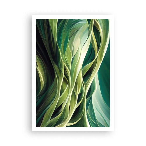 Poster - Abstract Playing Green - 70x100 cm