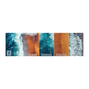 Photo Wallpaper Sample Premium Sand - Touch of the Ocean - Beach, Sea, Water - 100x30 cm