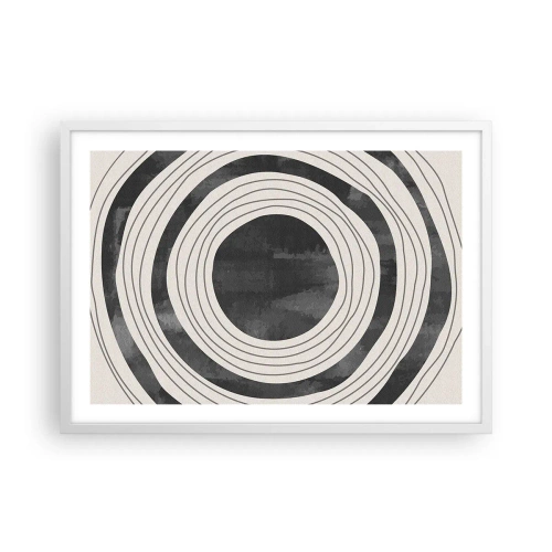 Poster in white frmae - Heart of the Matter - 70x50 cm