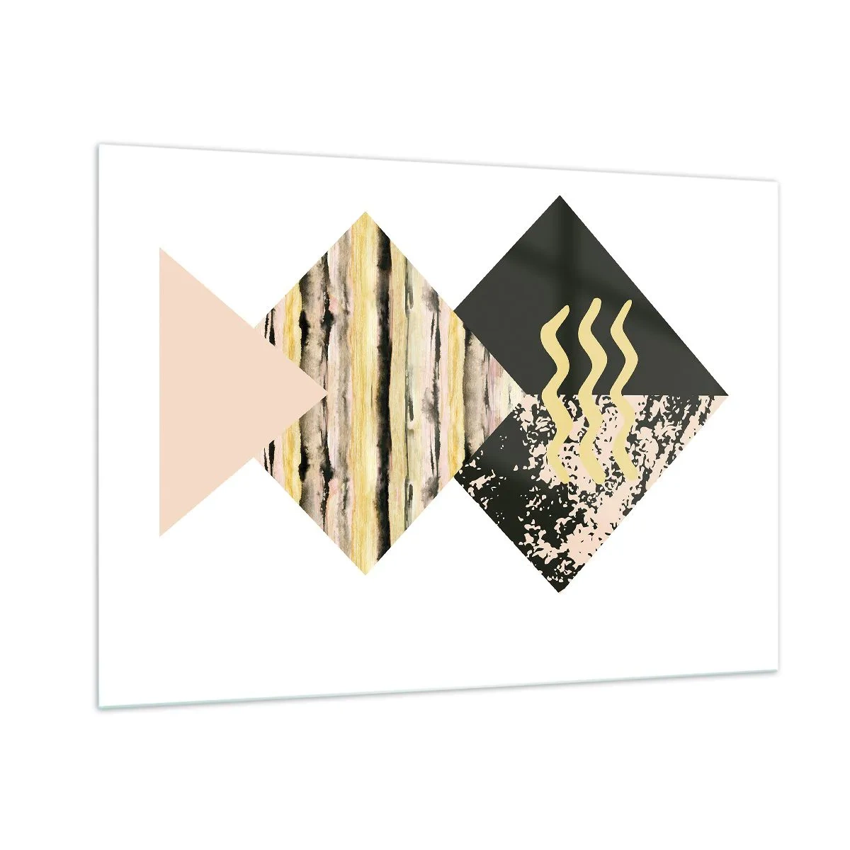 Glass picture - Not So Straightforward - 100x70 cm