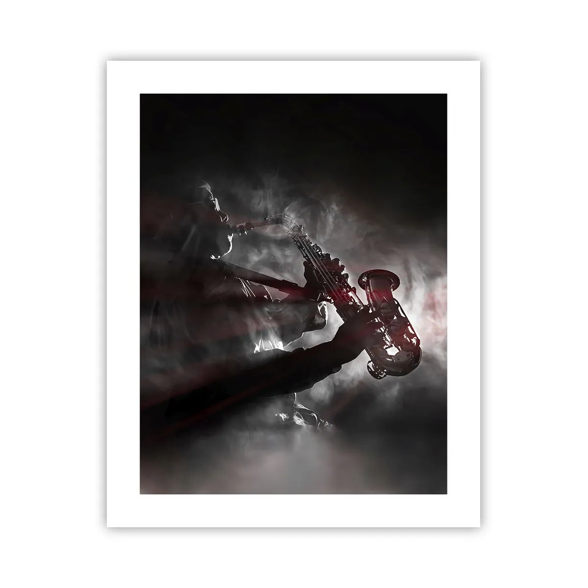 Poster - Lost in the Fog of Jazz - 40x50 cm
