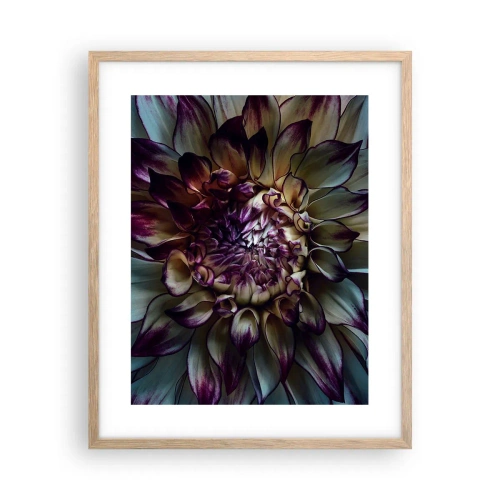 Poster in light oak frame - The Blossoming of Youth - 40x50 cm