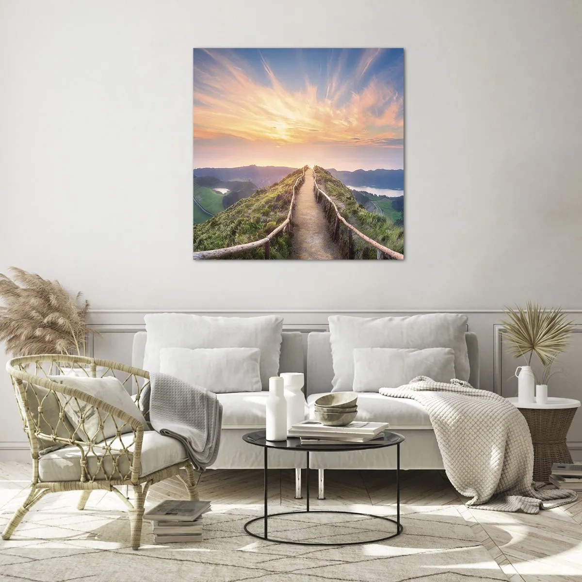 Glass picture - Close to Heaven - 60x60 cm