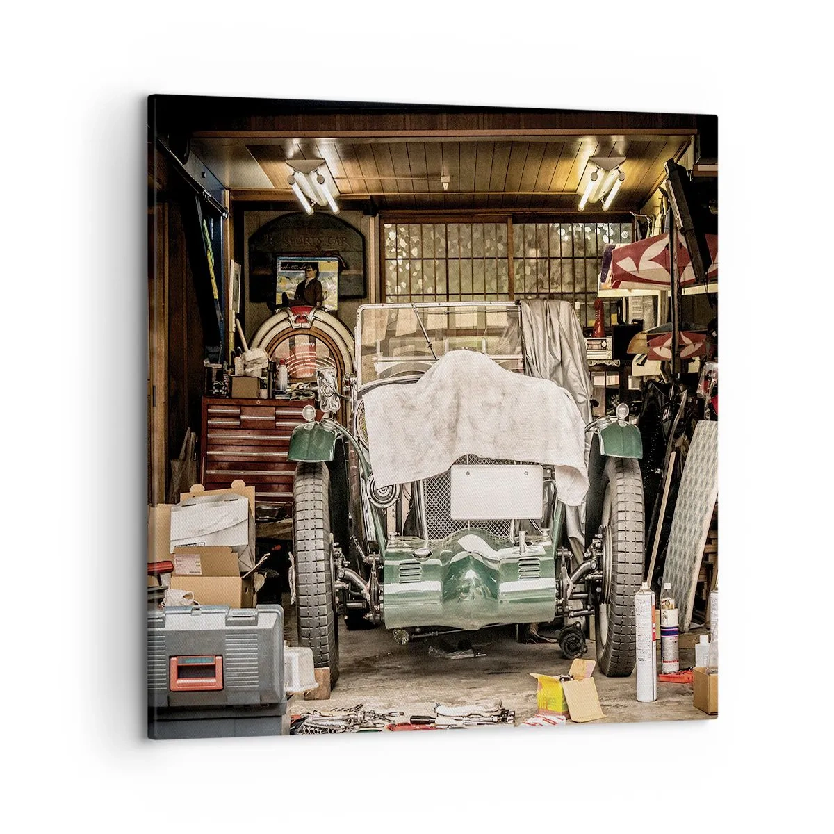 Canvas picture - Back to the Past - 50x50 cm