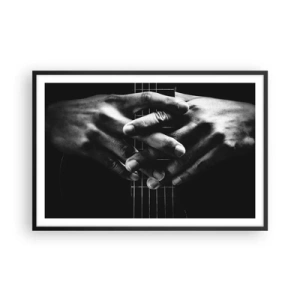 Poster in black frame - Artist's Prayer - 91x61 cm