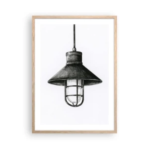 Poster in light oak frame - Like In the Old Days… - 50x70 cm