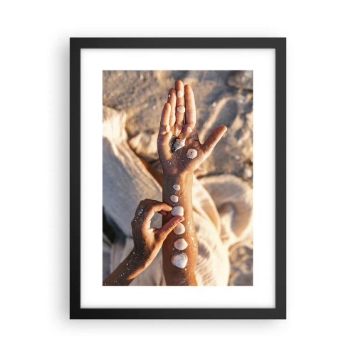 Poster in black frame - Beauty at Hand - 30x40 cm