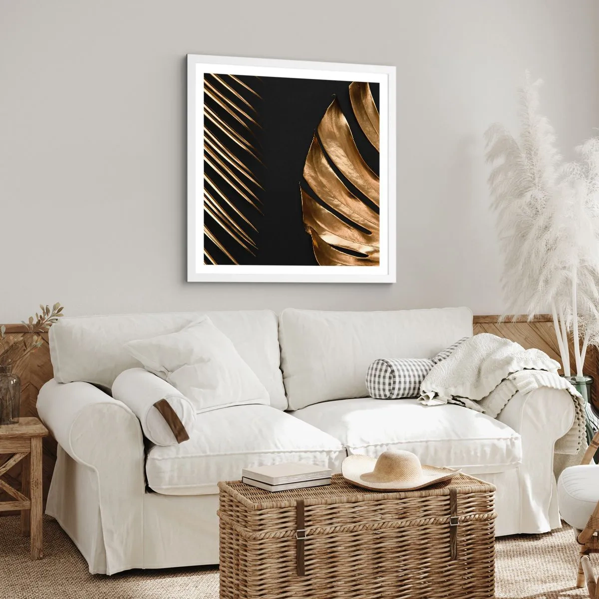 Poster in white frmae - Different but Equally Exepnsive - 60x60 cm