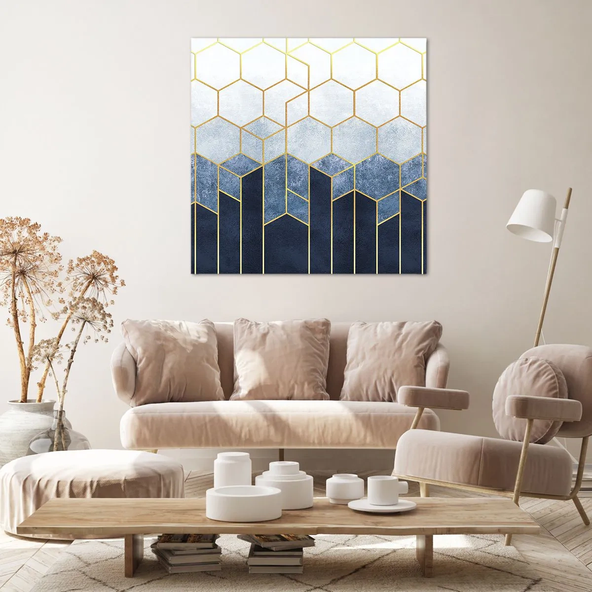 Canvas picture - Composition in Syncopated Rhythm - 30x30 cm