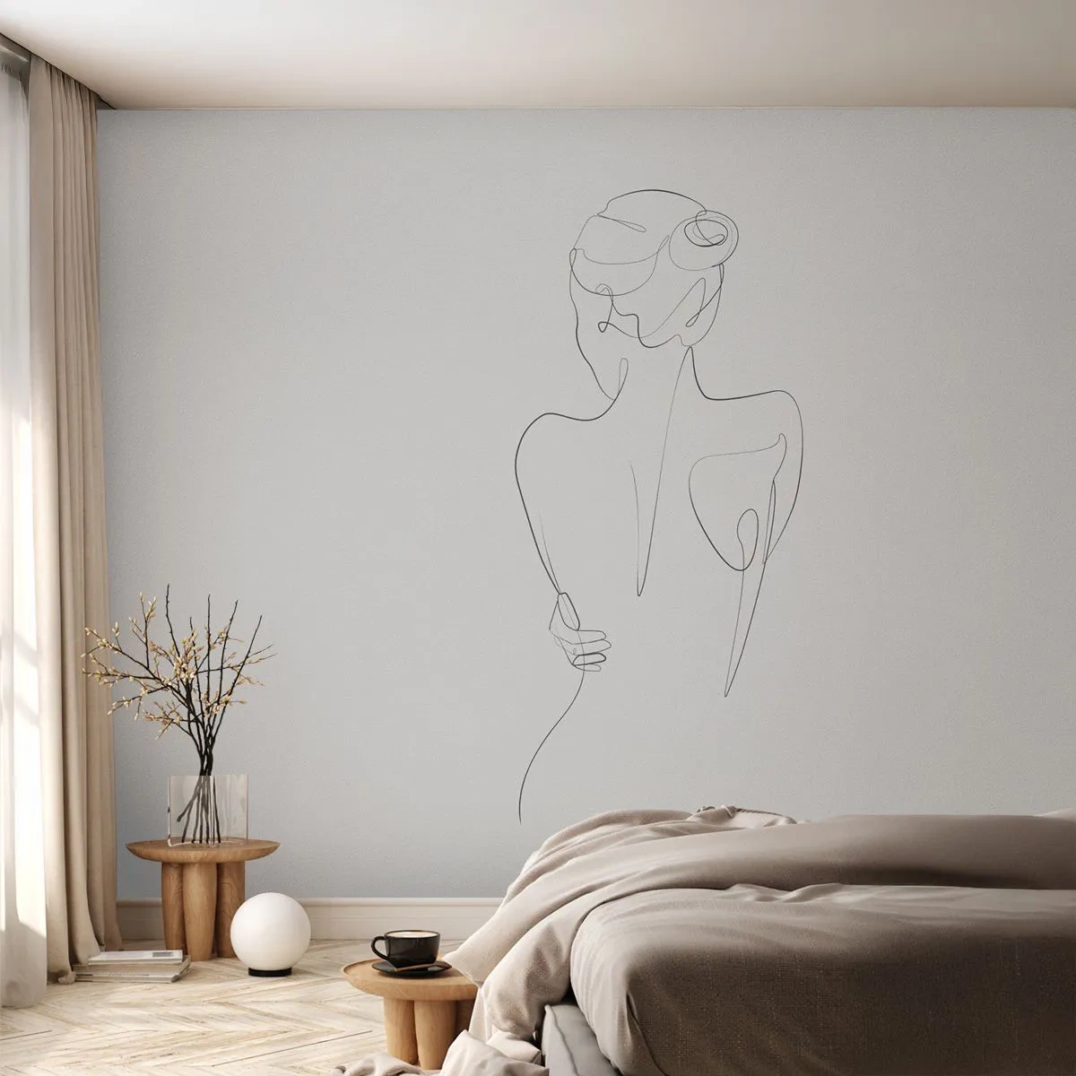 Photo Wallpaper Premium Canvas - Music of the Body - Graphics, Body, Piece - 150x105 cm