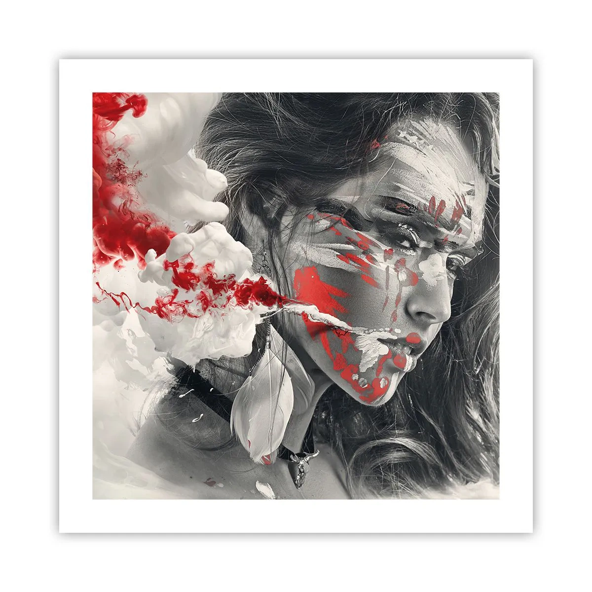 Poster - Smoke of Absurdity - 50x50 cm
