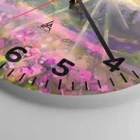 Clock face with numbers