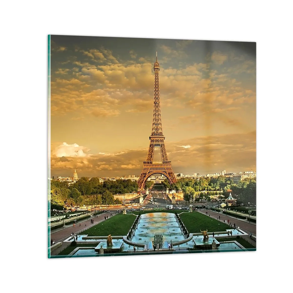 Glass picture - Queen of Paris - 70x70 cm