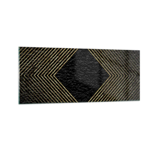 Glass picture - Geometry Glamour Style - 100x40 cm