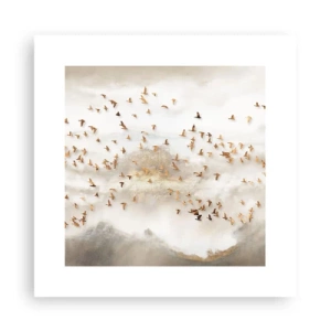 Poster - It Is Time - 30x30 cm