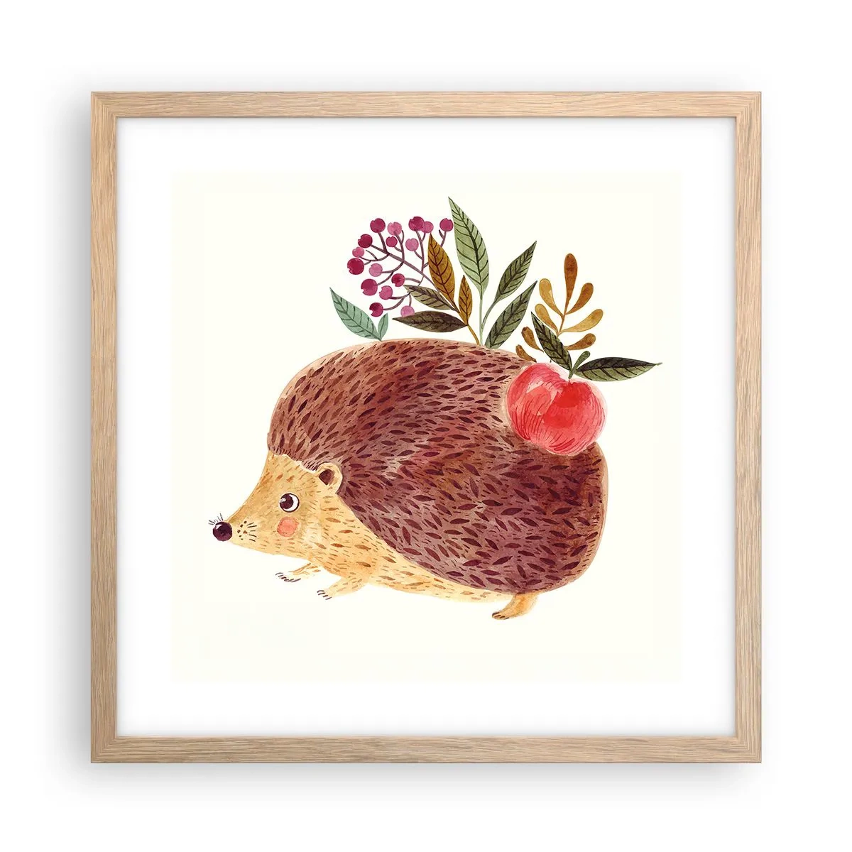 Poster in light oak frame - And Now You Like Me! - 40x40 cm