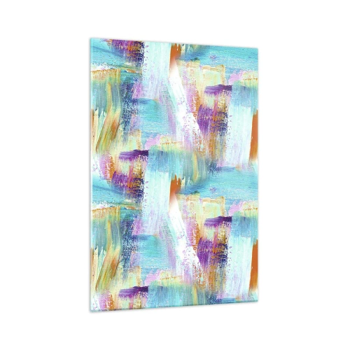 Glass picture - Cheerfully Interwoven - 70x100 cm