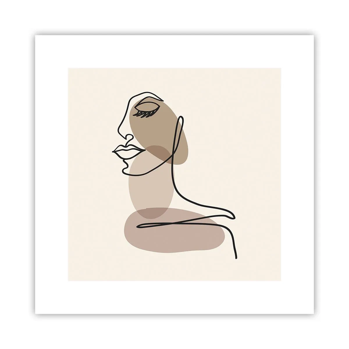 Poster - Certain Line of Beauty - 30x30 cm