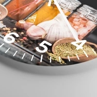 Clock face with numbers