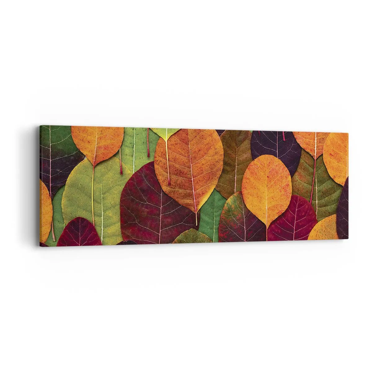 Canvas picture - Autumn Mosaics - 90x30 cm