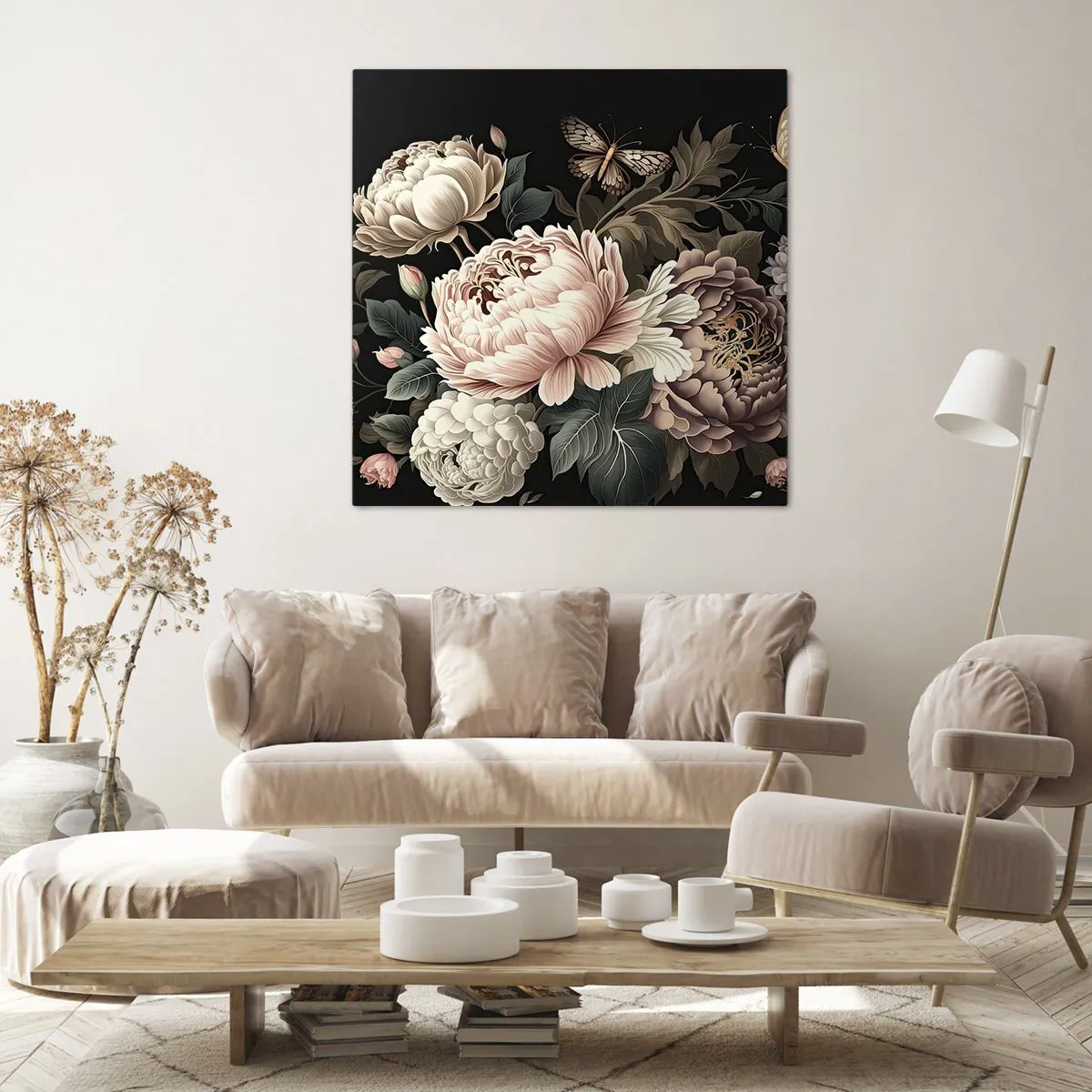Canvas picture - Baroque Style - 60x60 cm
