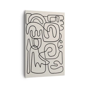 Canvas picture - Tracing - 80x120 cm