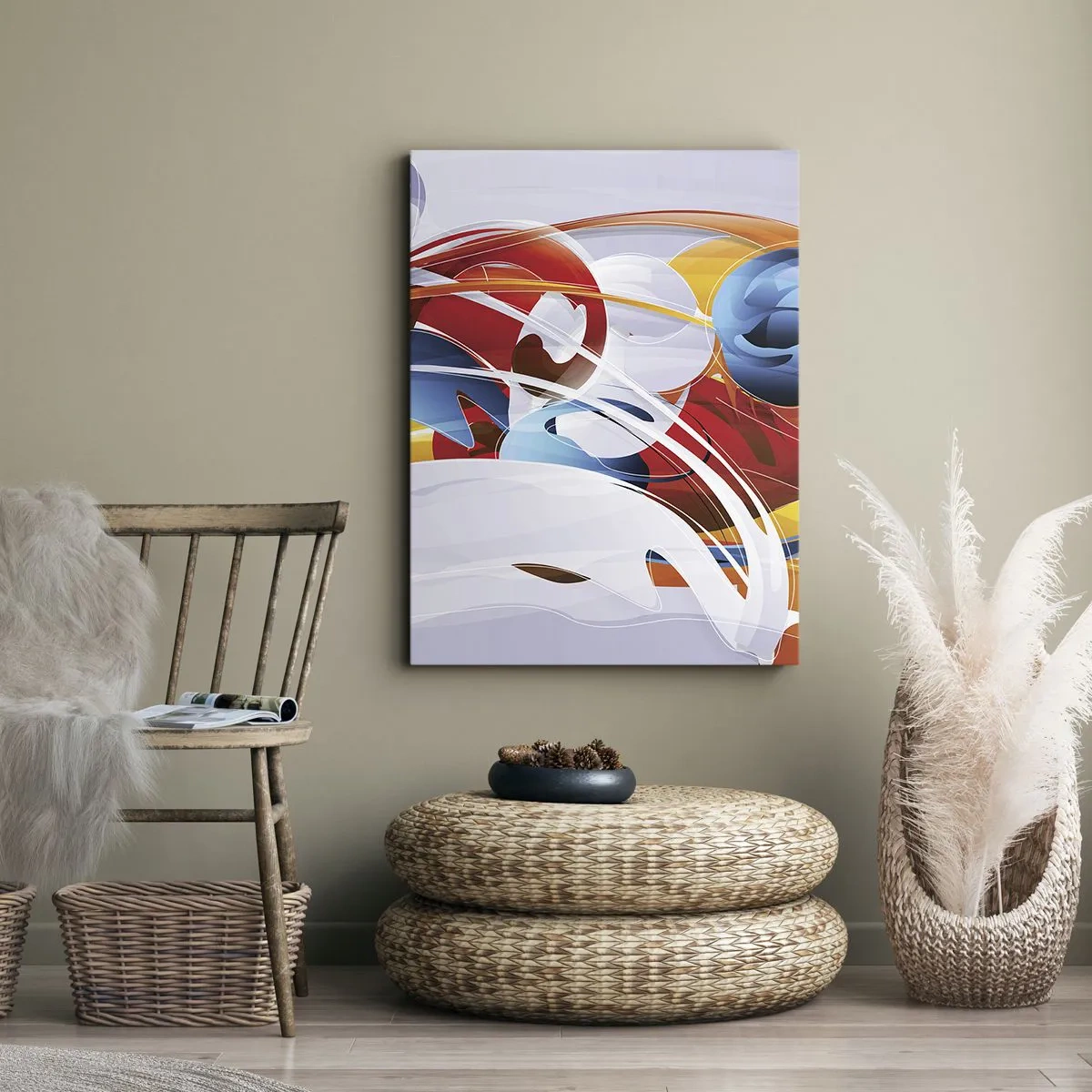 Canvas picture - Dance of Elements - 50x70 cm