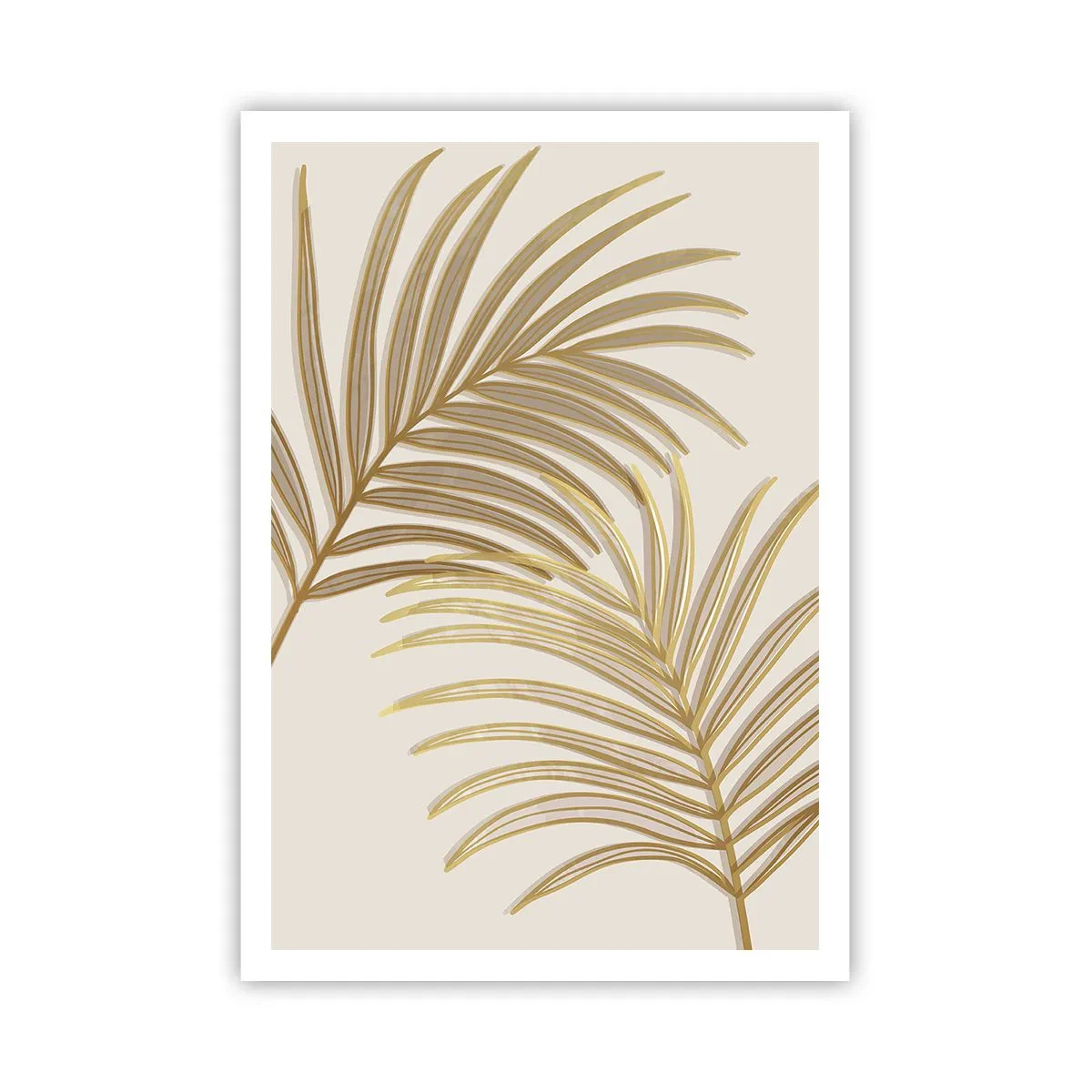 Poster - Golden Palm! - 70x100 cm