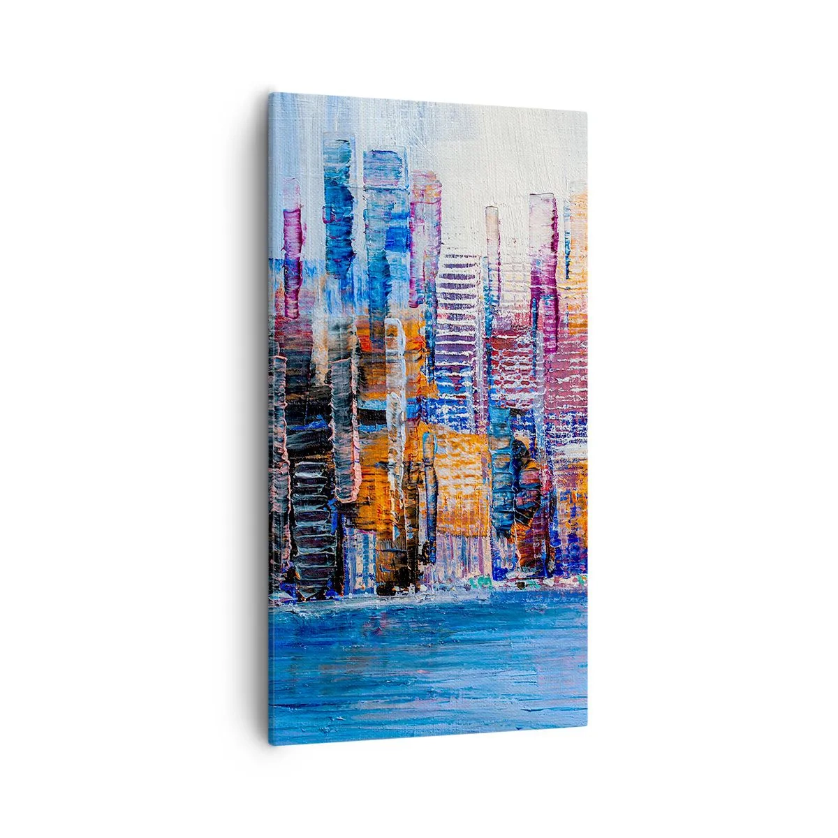 Canvas picture - Joyful Metropolis - 55x100 cm