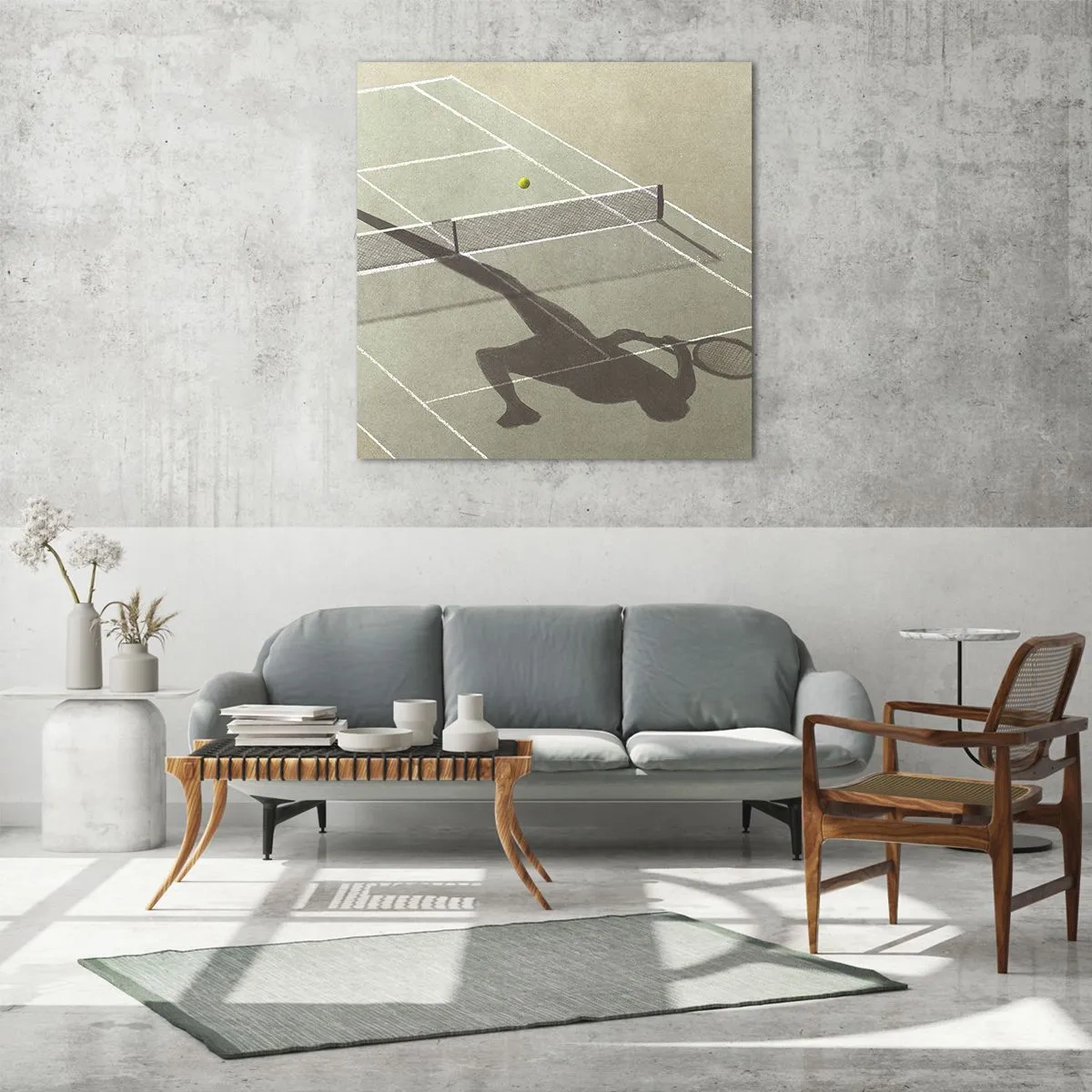 Glass picture - Overcoming Yourself - 70x70 cm