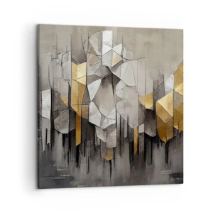 Canvas picture - Composition of Ice and Light - 50x50 cm