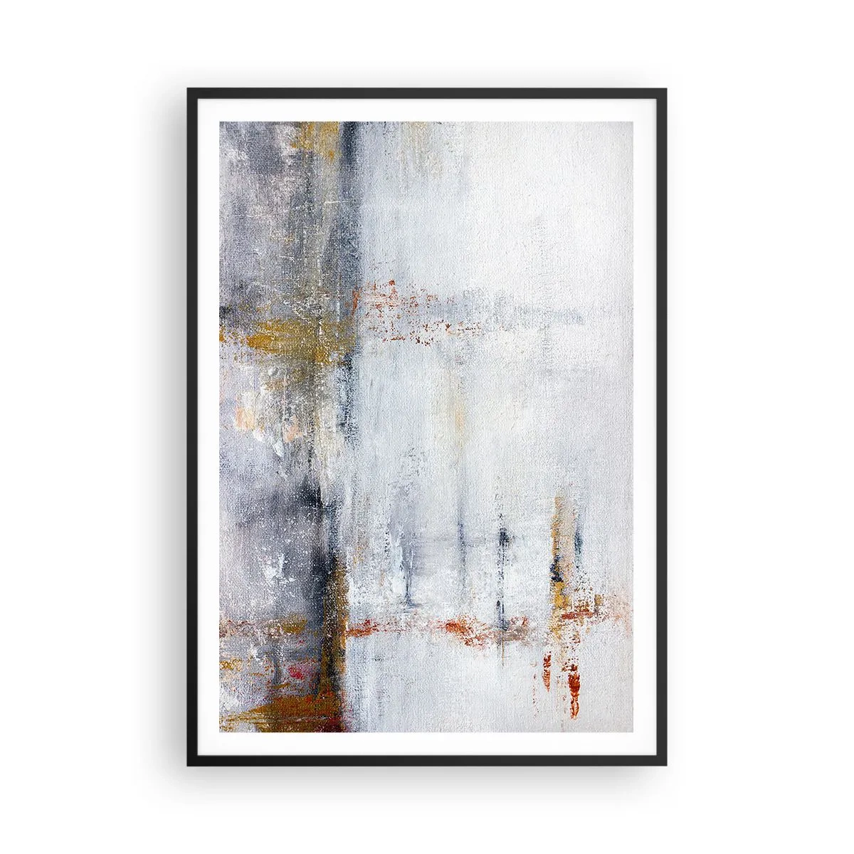Poster in black frame - Behind a Curtain of Air - 70x100 cm