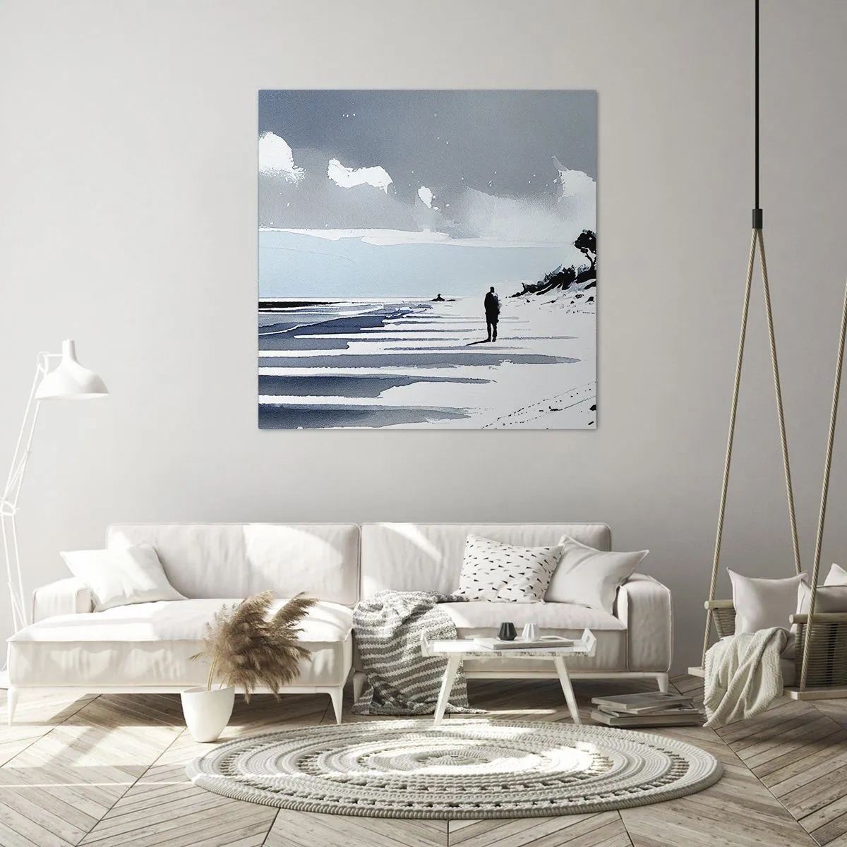 Canvas picture - All Alone - 50x50 cm