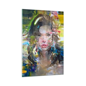 Glass picture - Behind a Curtain of Air - 80x120 cm
